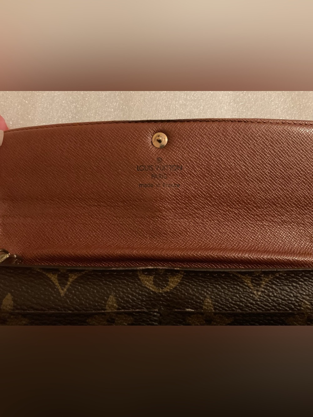 Louis Vuitton Vintage 2004 Monogram Sarah Wallet Long Bifold Made in France - Picture 4 of 16